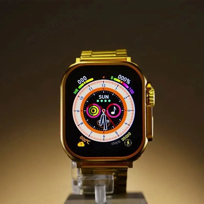 ساعت هوشمند مدل hk9 ultra golden edition