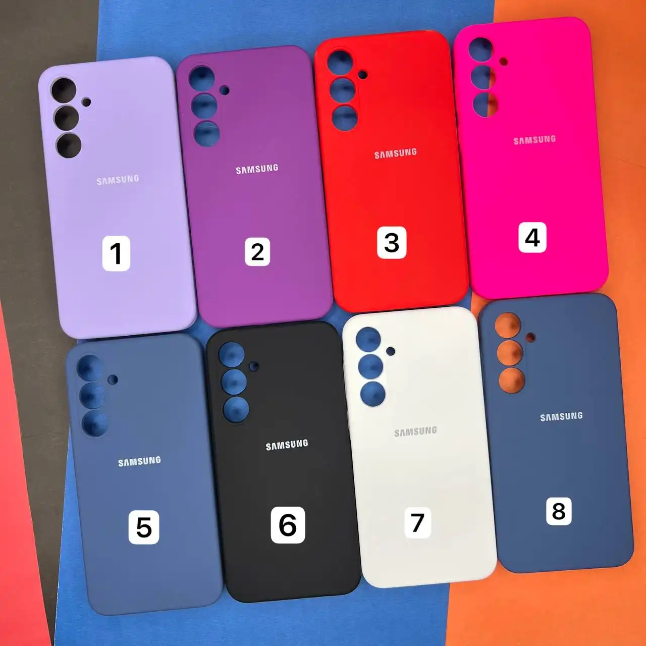 کاور سیلیکونی اورجینال (پاک کنی - تست فندک) مناسب برای گوشی موبایل سامسونگ Galaxy A55