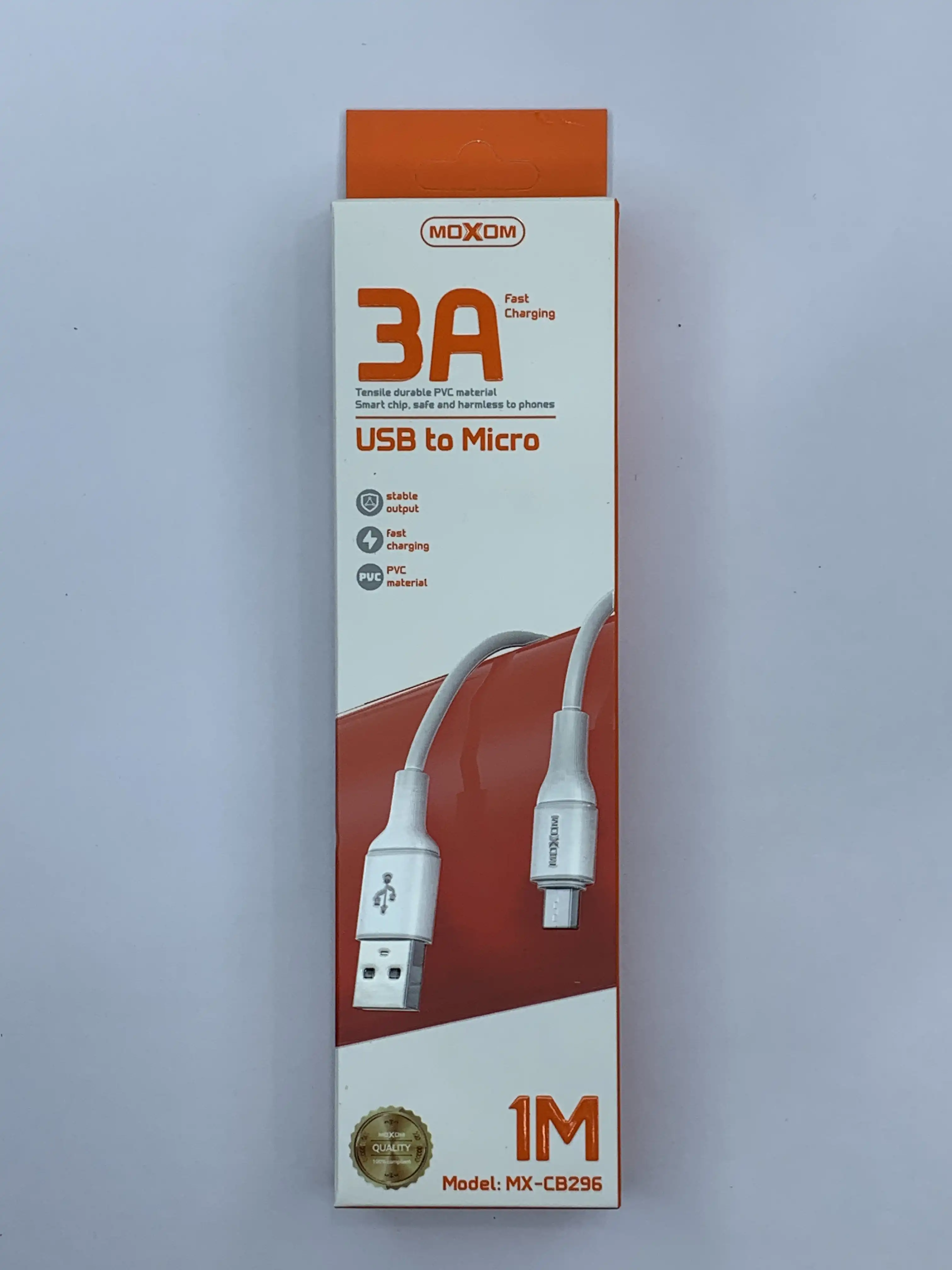 کابل تبدیل USB به microUSB موکسوم CB296