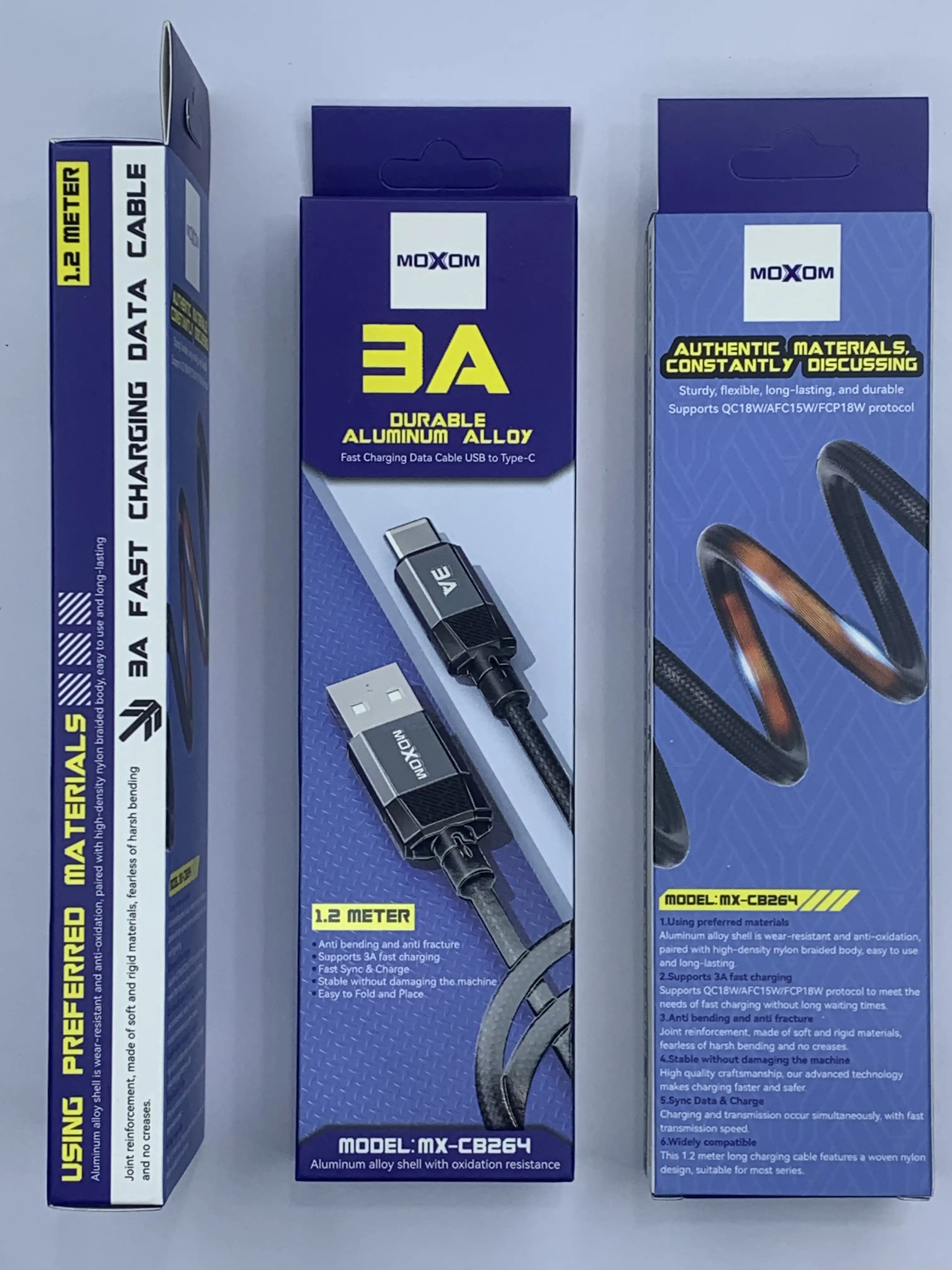 کابل تبدیل USB به USB-C موکسوم CB264