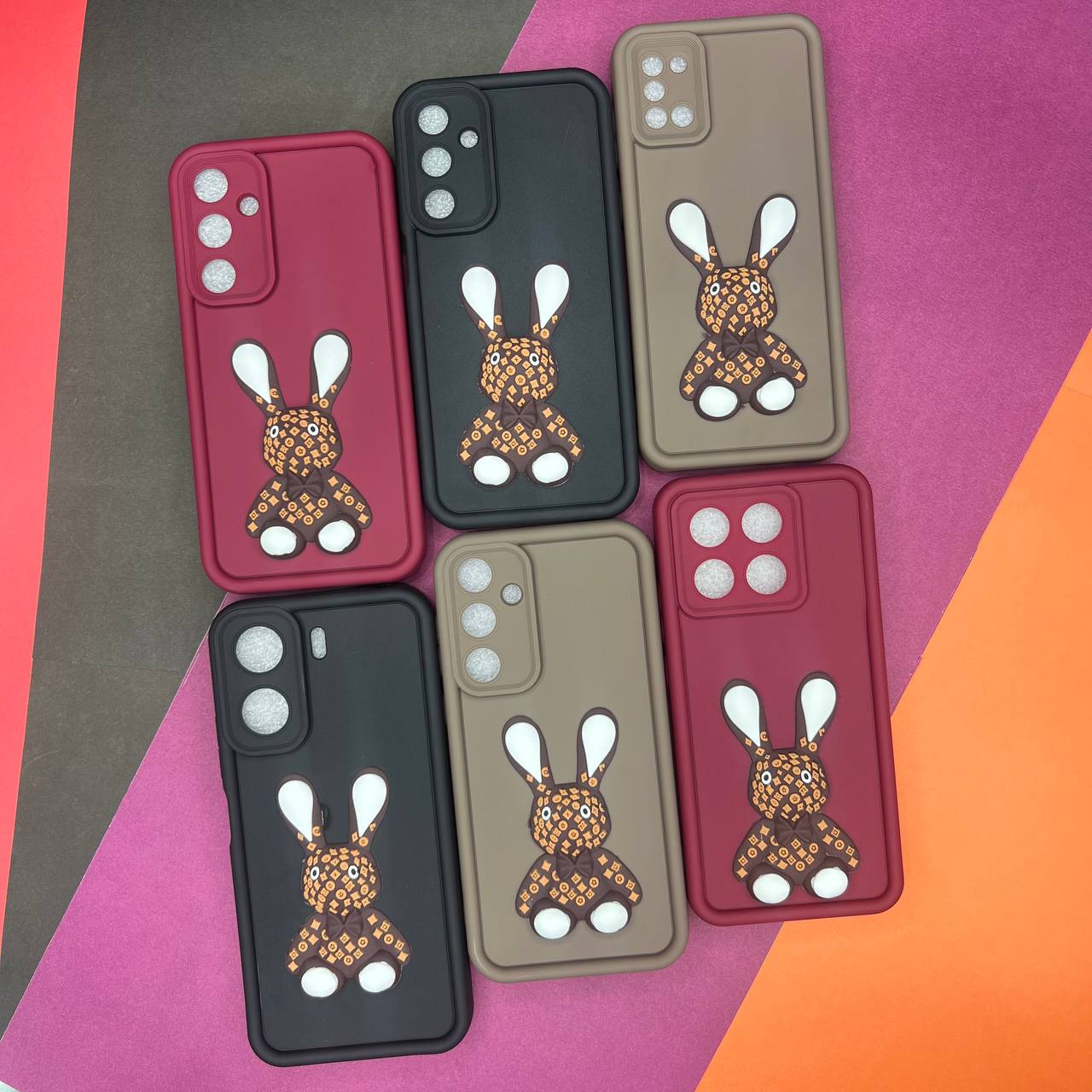 کاور عروسکی مدل خرگوشی مناسب برای گوشی موبایل سامسونگ Galaxy S23 FE