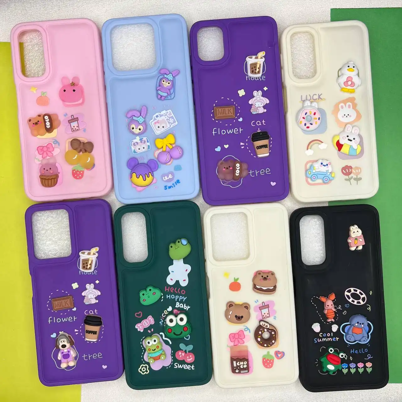 کاور عروسکی مدل پاستیلی مناسب برای گوشی موبایل سامسونگ Galaxy A24