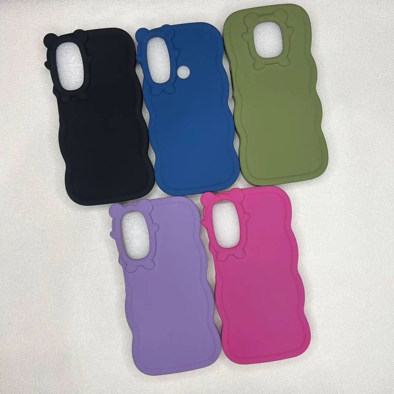 کاور سولید موج دار مناسب برای گوشی موبایل سامسونگ Galaxy A10s