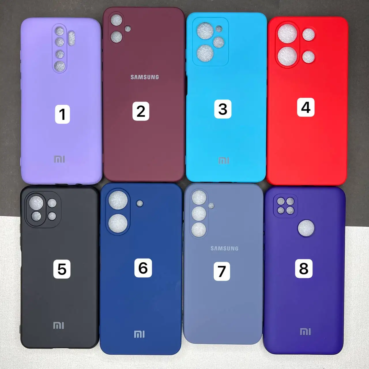 کاور سیلیکونی های کپی مناسب برای گوشی موبایل شیائومی Note 9
