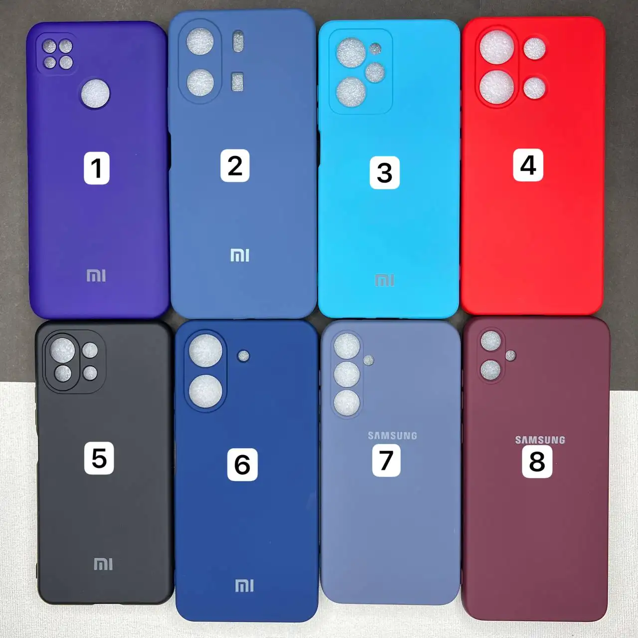 کاور سیلیکونی های کپی مناسب برای گوشی موبایل شیائومی Redmi 13C و Poco C65