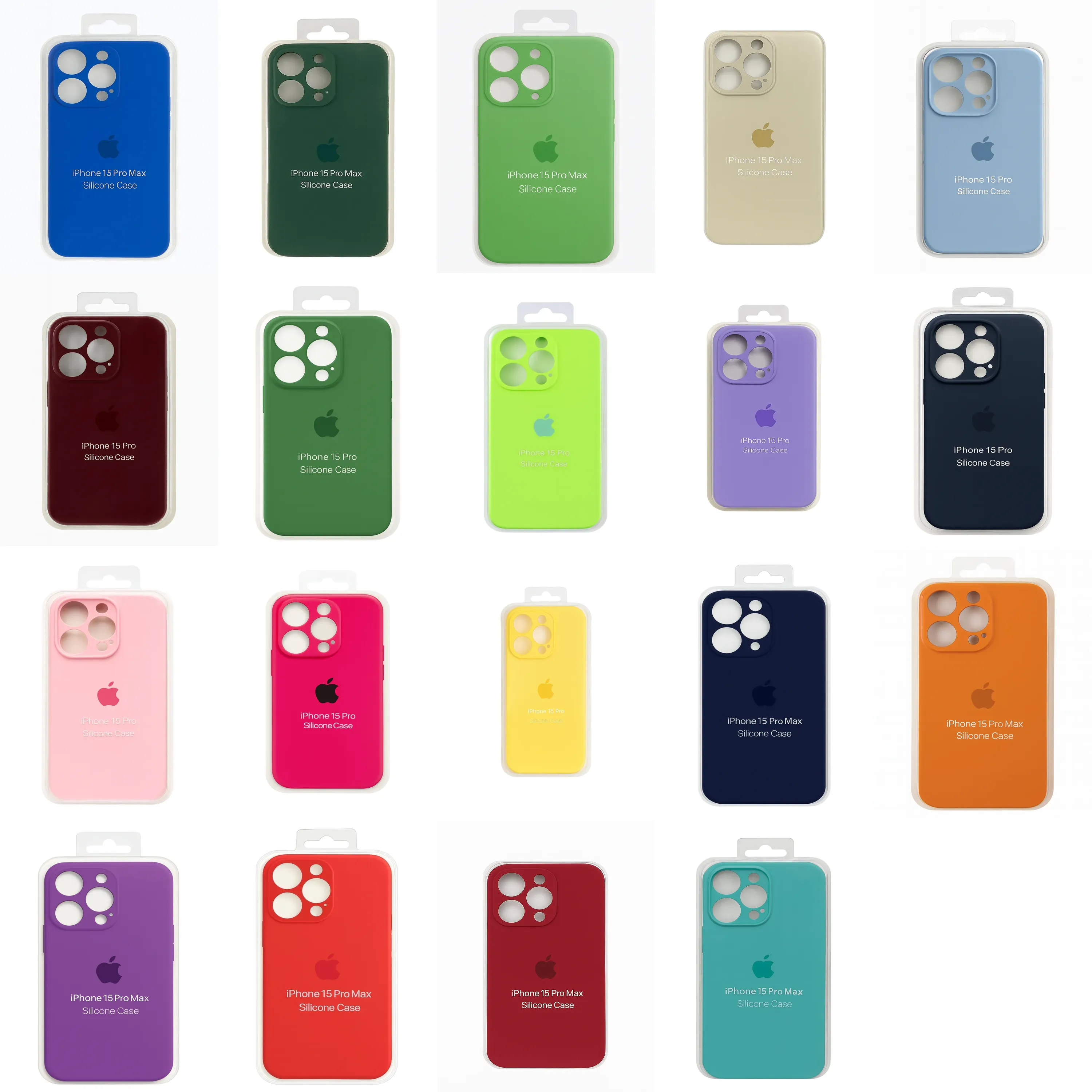 کاور مدل سیلیکونی مناسب برای گوشی موبایل اپل iPhone 15 Pro Max