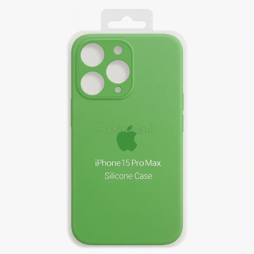 کاور مدل سیلیکونی مناسب برای گوشی موبایل اپل iPhone 15 Pro Max