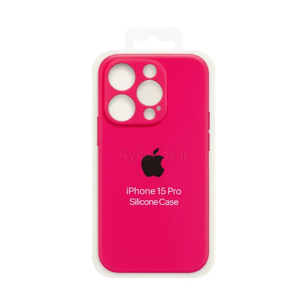 کاور مدل سیلیکونی مناسب برای گوشی موبایل اپل iPhone 15 Pro Max