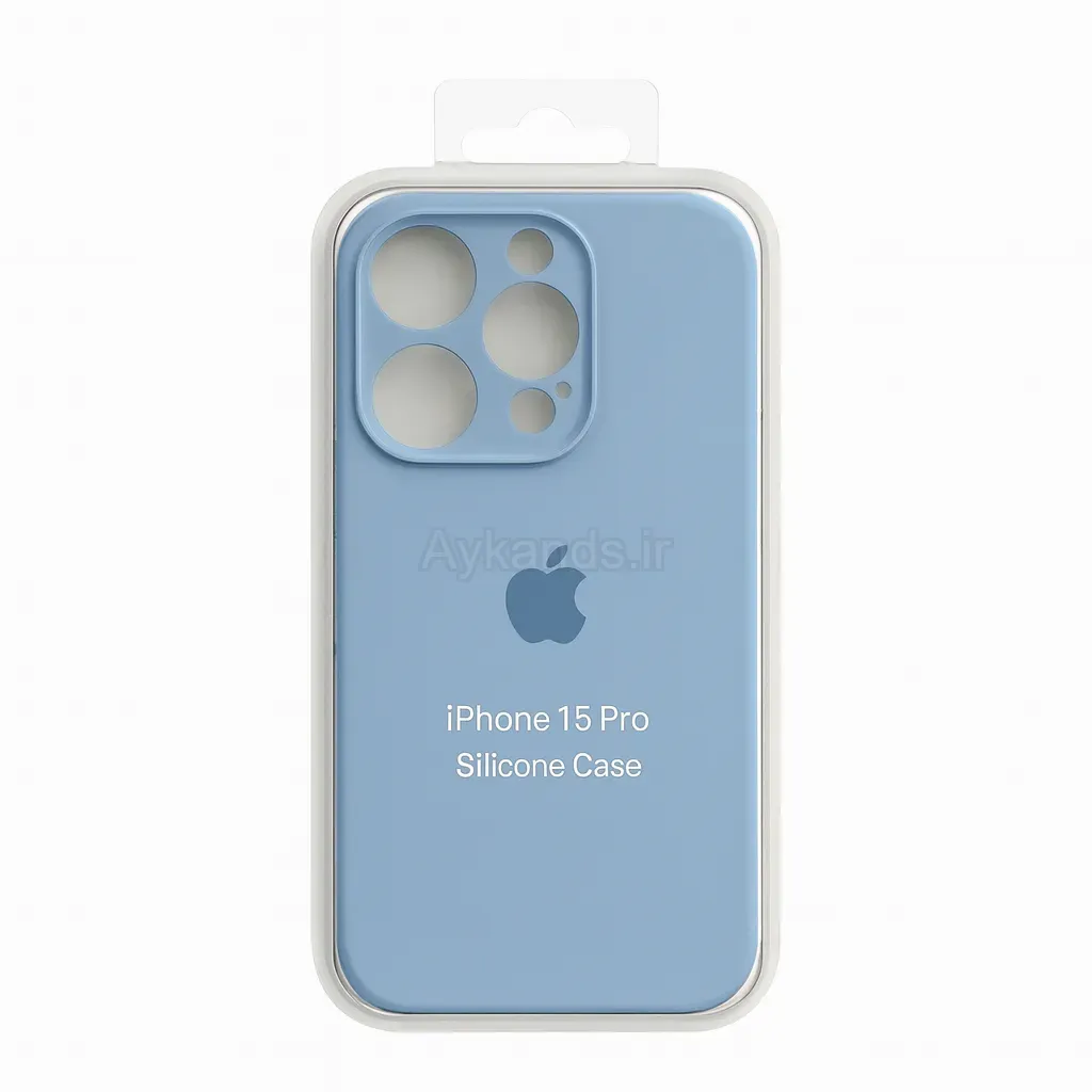 کاور مدل سیلیکونی مناسب برای گوشی موبایل اپل iPhone 15 Pro Max