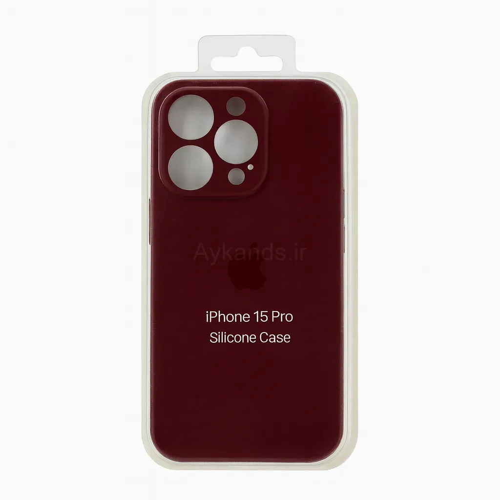 کاور مدل سیلیکونی مناسب برای گوشی موبایل اپل iPhone 15 Pro Max