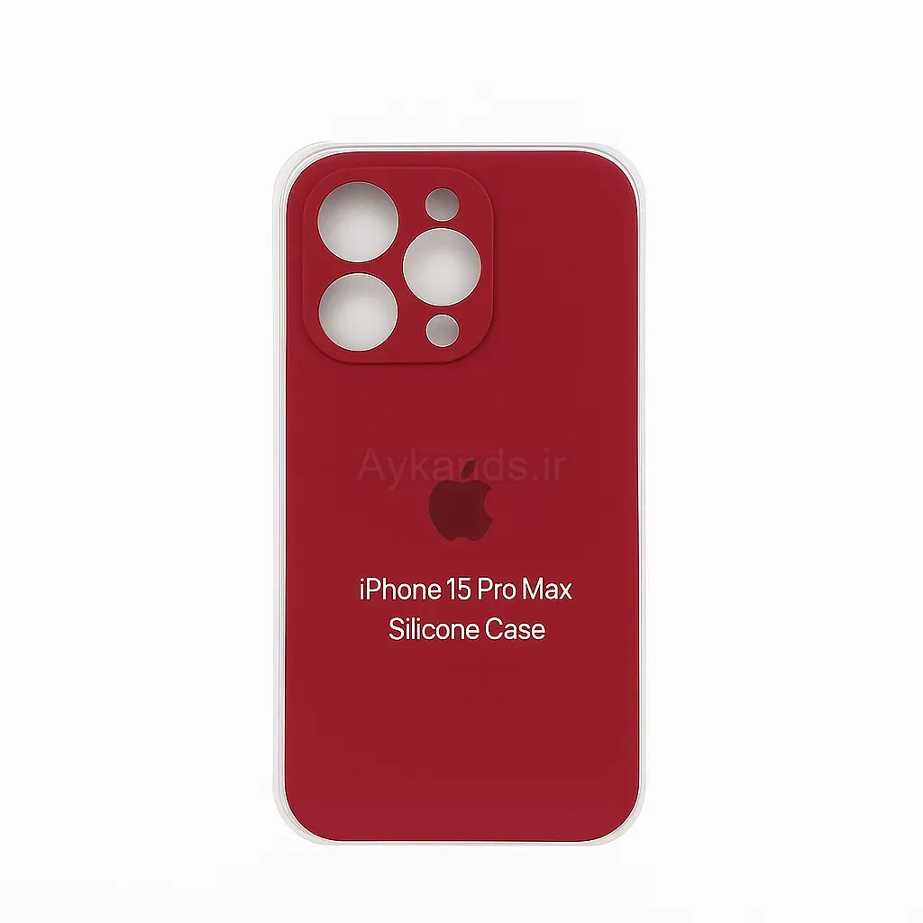 کاور مدل سیلیکونی مناسب برای گوشی موبایل اپل iPhone 15 Pro Max