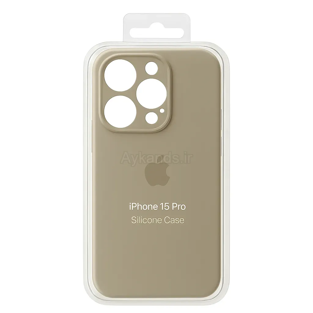 کاور مدل سیلیکونی مناسب برای گوشی موبایل اپل iPhone 15 Pro