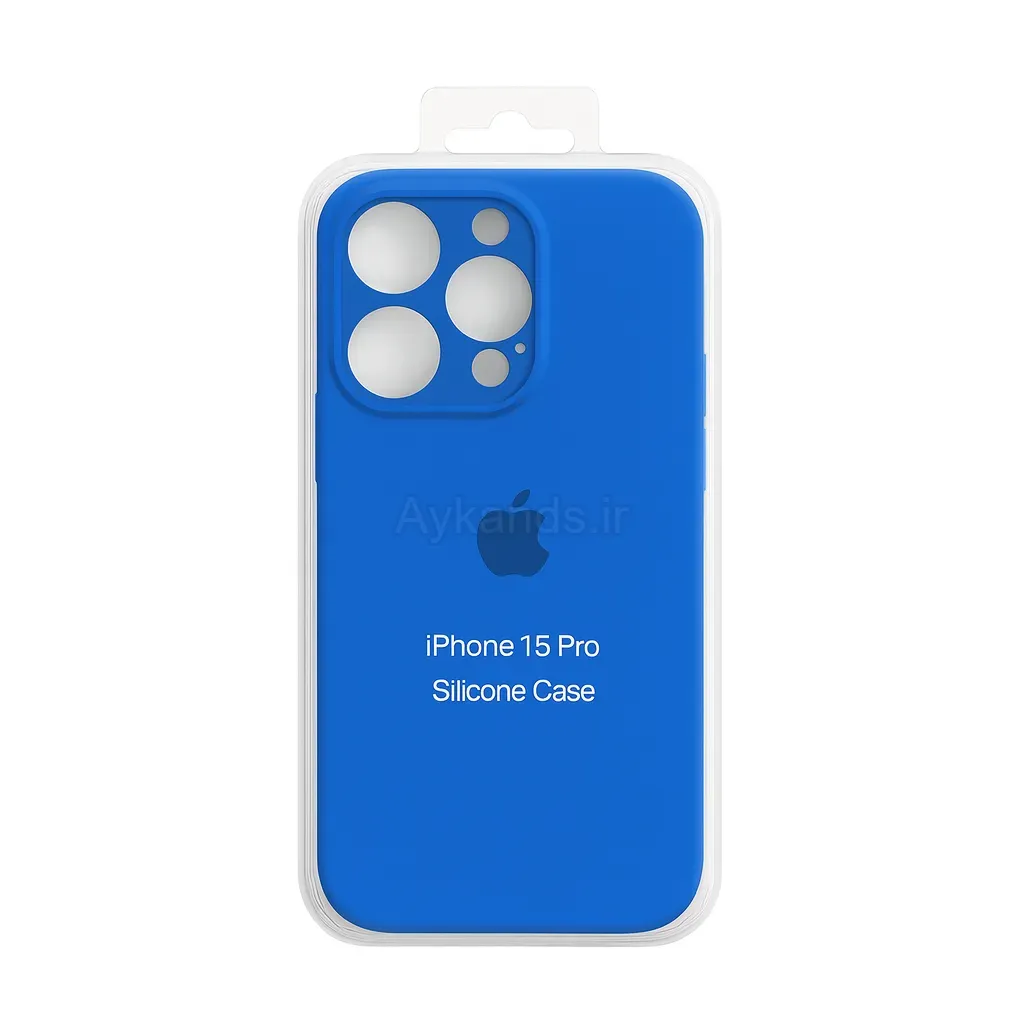 کاور مدل سیلیکونی مناسب برای گوشی موبایل اپل iPhone 15 Pro