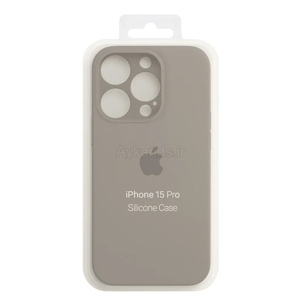 کاور مدل سیلیکونی مناسب برای گوشی موبایل اپل iPhone 15 Pro
