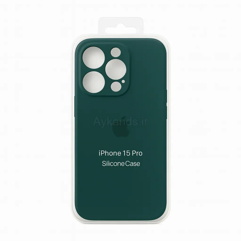 کاور مدل سیلیکونی مناسب برای گوشی موبایل اپل iPhone 15 Pro