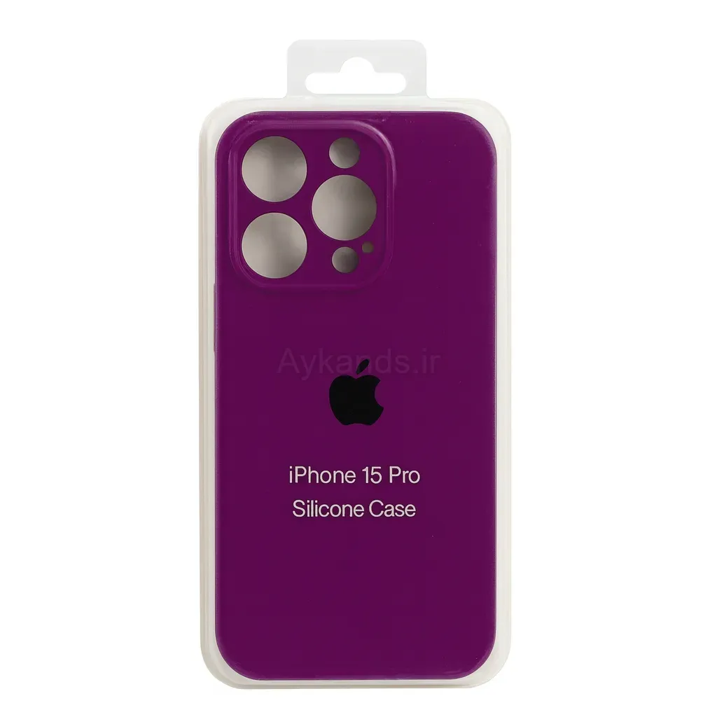 کاور مدل سیلیکونی مناسب برای گوشی موبایل اپل iPhone 15 Pro
