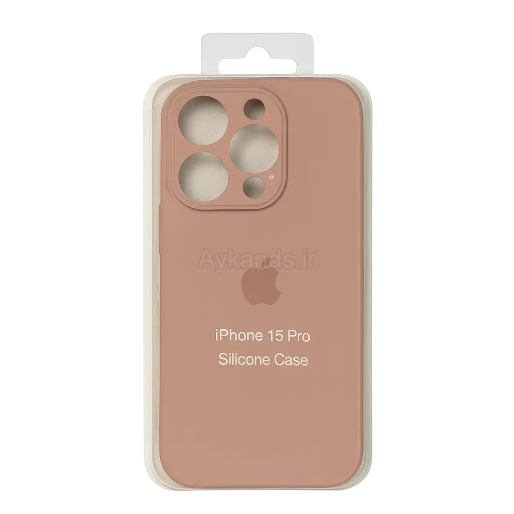 کاور مدل سیلیکونی مناسب برای گوشی موبایل اپل iPhone 15 Pro