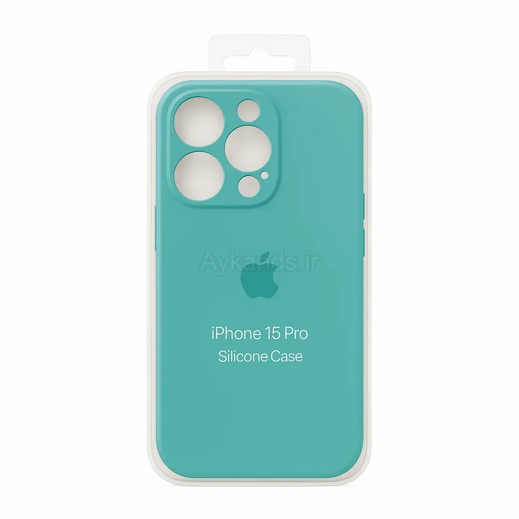 کاور مدل سیلیکونی مناسب برای گوشی موبایل اپل iPhone 15 Pro