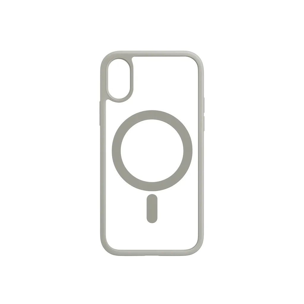 کاور شیشه ای مگ دور رنگی مگ سیف دار مناسب برای گوشی موبایل iPhone Xs