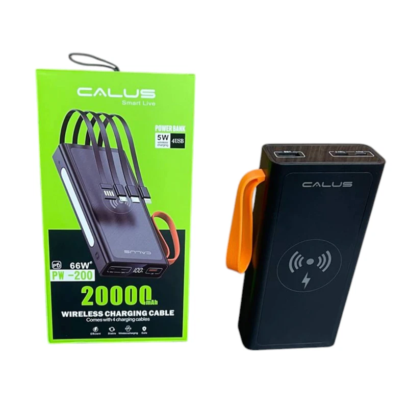 پاور بانک کالوس مدل PW-200 ظرفیت 20000 میلی آمپر