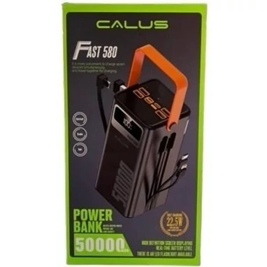 پاوربانک 22.5 وات کالوس مدل Fast580 ظرفیت 50000 میلی آمپر ساعت