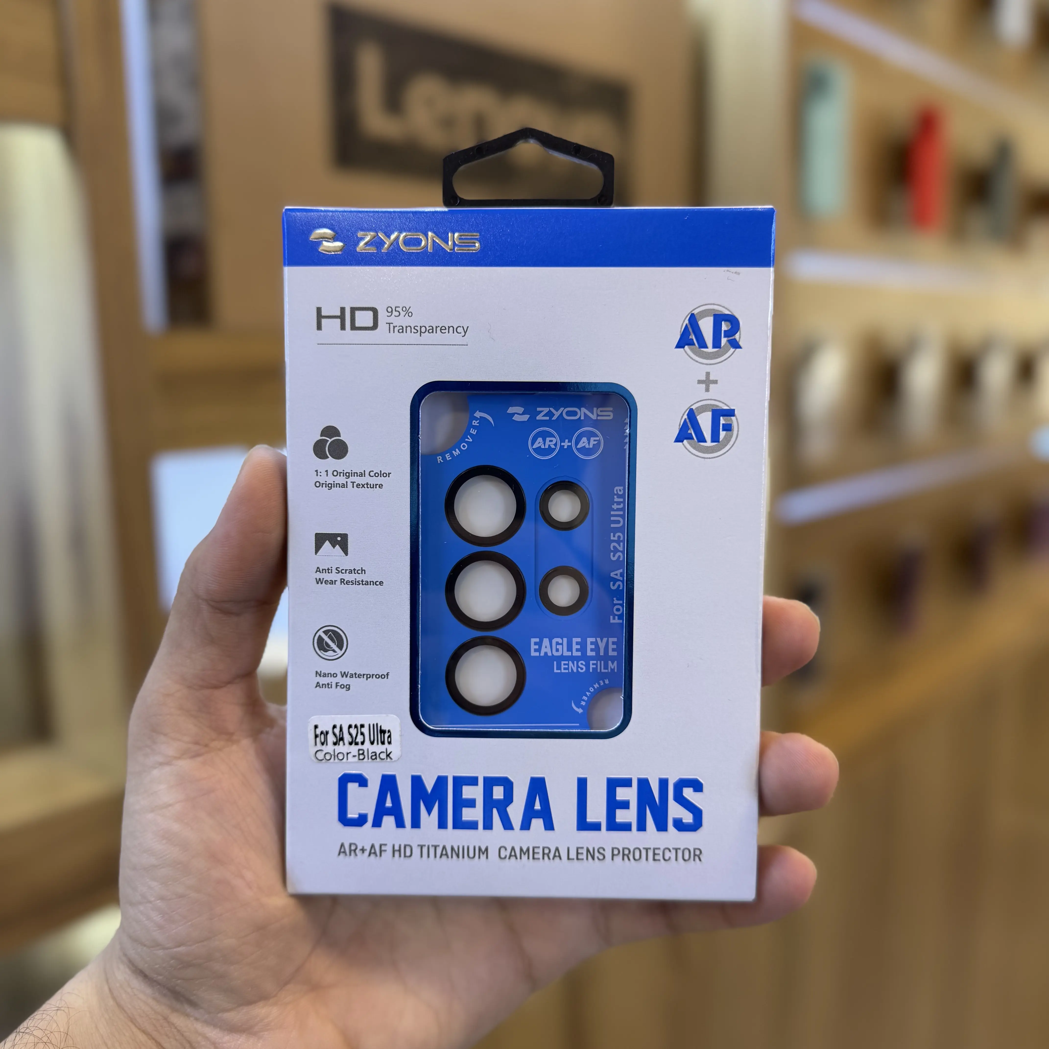 محافظ لنز شابلون دار زیونس مدل ZYNOS SAMSUNG S25 Ultra