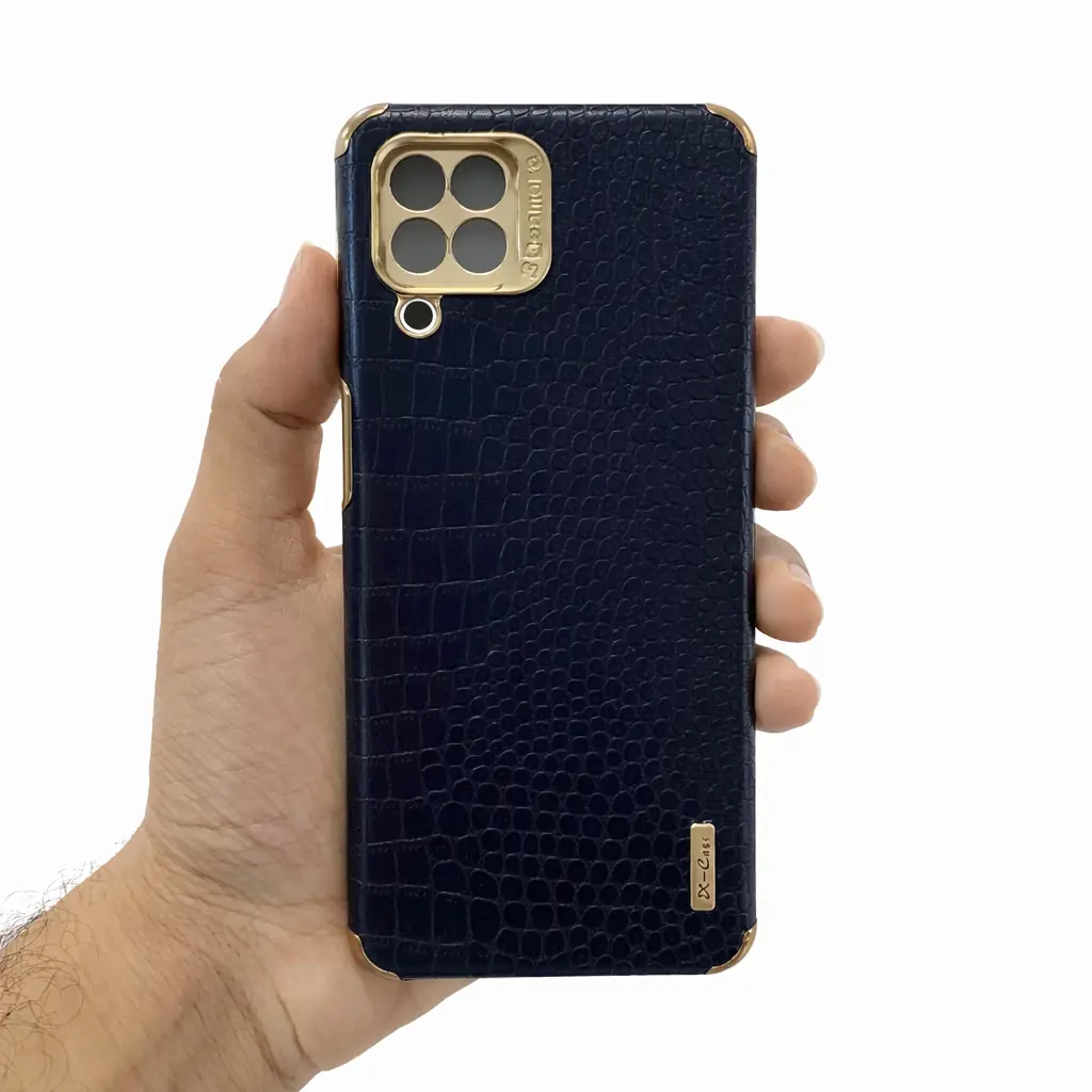 کاور چرمی طرح کروکودیل مناسب برای گوشی موبایل سامسونگ Galaxy A22 4G