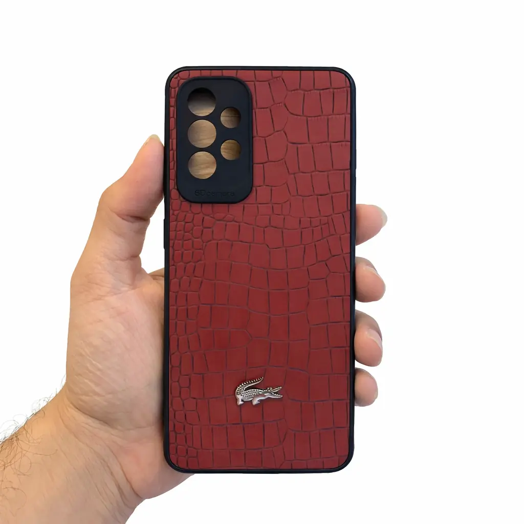 کاور چرمی طرح کروکدیل مناسب برای گوشی موبایل سامسونگ Galaxy A53