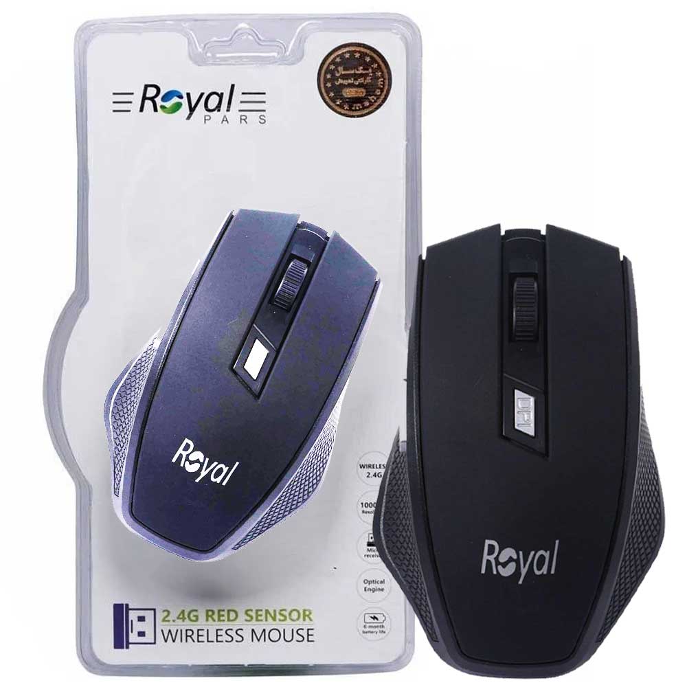 ماوس بی سیم رویال مدل ROYAL MW213 مشکی