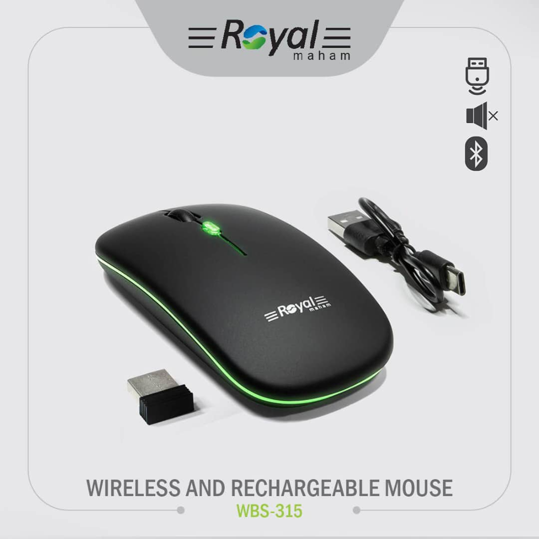 ماوس بی سیم رویال مدل ROYAL WBS-315