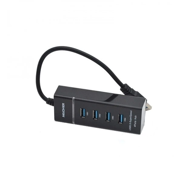 هاب مچر مدل MACHER MR-211 4 PORT USB 3.0 - گارانتی شرکتی