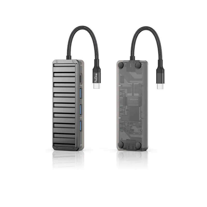 هاب 4 پورت USB-C پرووان مدل PHU554 - گارانتی شرکتی کاوان کالا