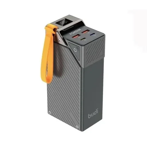 پاوربانک 30000 میلی آمپر بودی توان 65 وات بودی مدل Budi PB810B با 4 پورت خروجی با گارانتی ۱۸ ماهه شرکتی (۶ ماه تعویض)